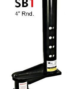 ROUND TUBE (4" RND) EXTENDED COUPLER 9"